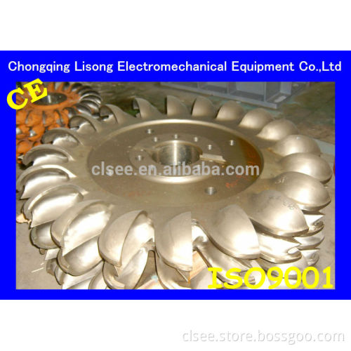 stainless steel pelton water turbine generator runner